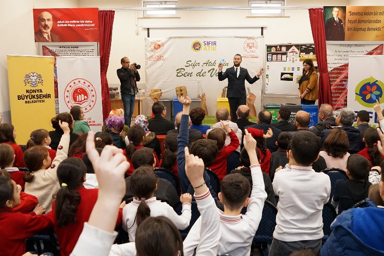 Konya'da öğrencilere 'sıfır atık' eğitimi