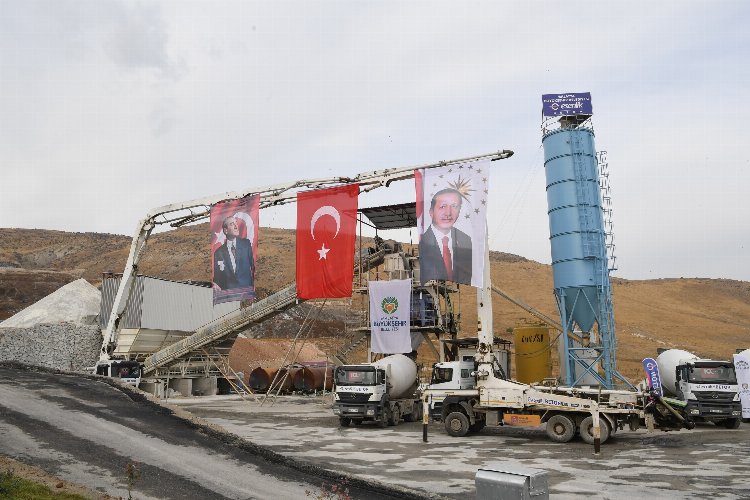 Malatya'nın beton santrali üretime başladı