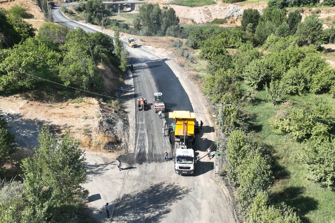 Malatya Şahnahan'da altyapı çalışmaları sürüyor