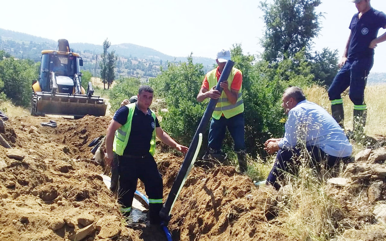 Manisa Gördes’te içme suyu hattına yenileme