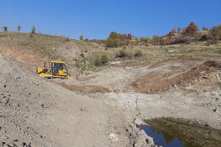 Manisa Küçükkıran Göleti temizlendi 