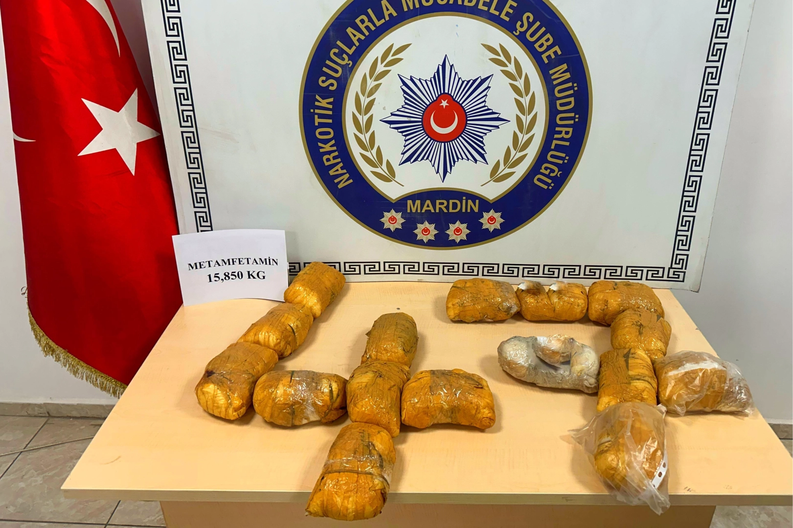 Mardin'de uyuşturucu operasyonu: 15 kilo 850 gram