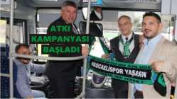 Minibüsçüler ve otobüsçüler den Kocaelispor’a destek geldi