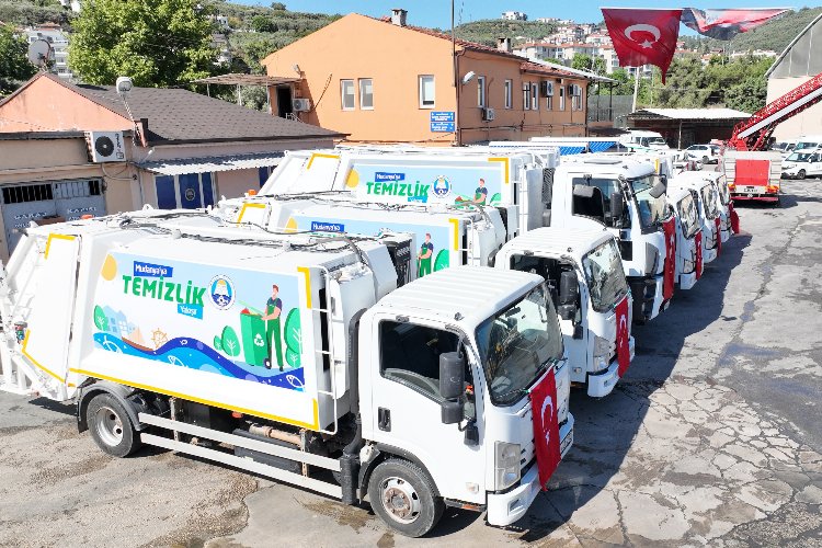 Mudanya’da temizlik filosu yeni araçlarla güçlendi