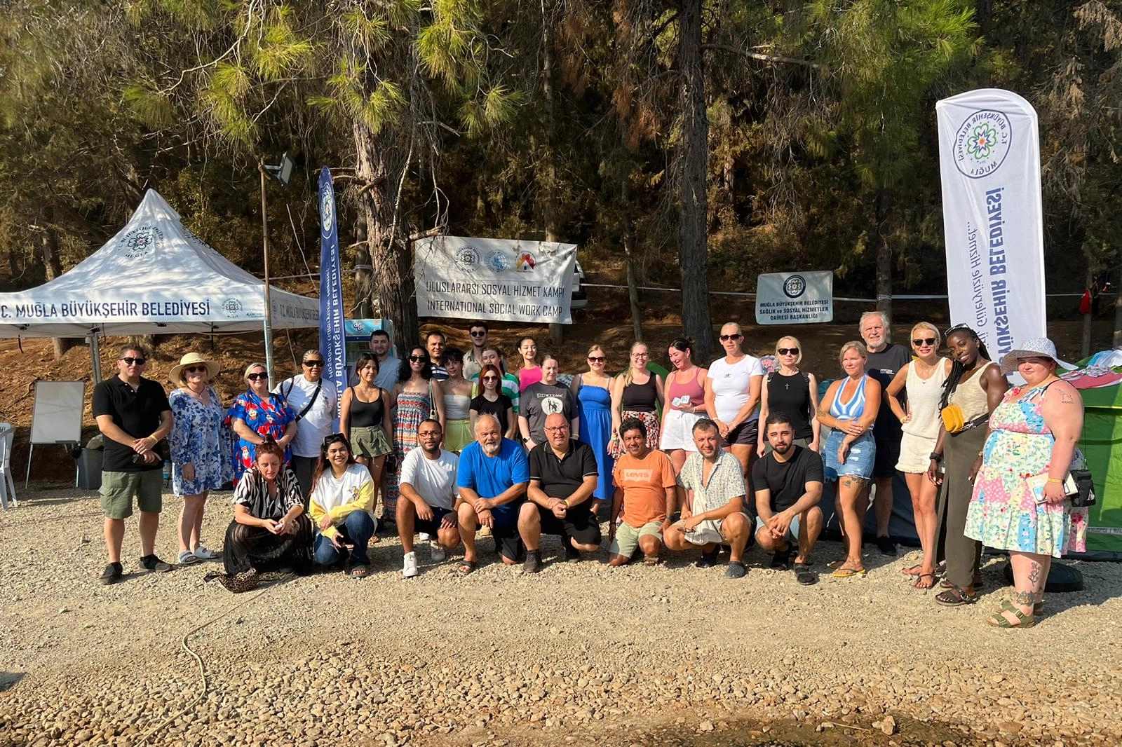 Muğla'da uluslararası sosyal hizmet kampı