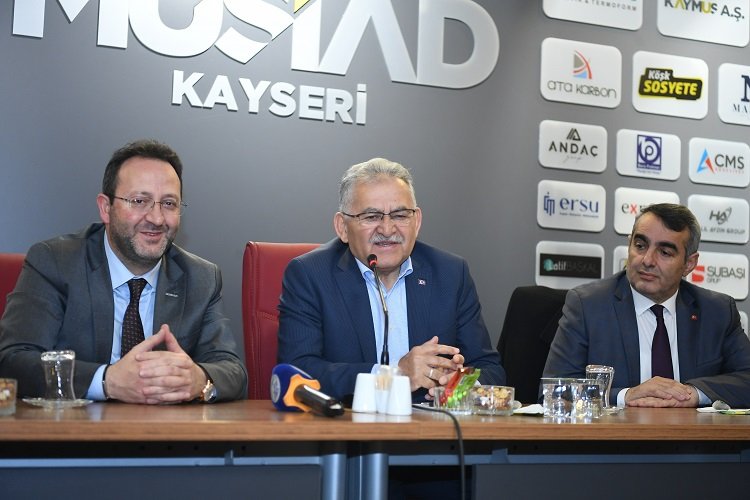 MÜSİAD Kayseri Başkan Büyükkılıç'ı ağırladı