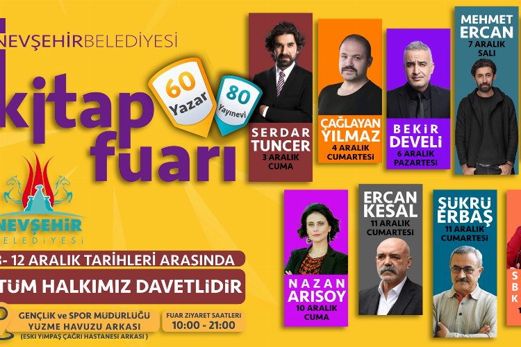 Nevşehir Kitap Fuarı, 3 Aralık'ta başlıyor