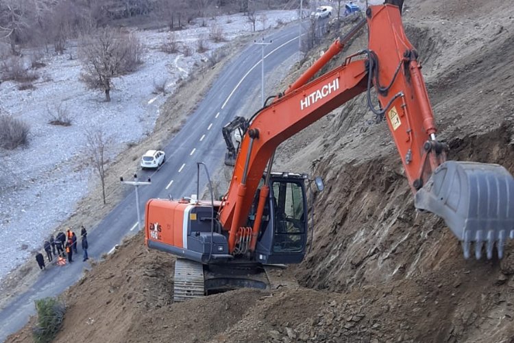 Niğde'de kapanan köy yolu açılıyor