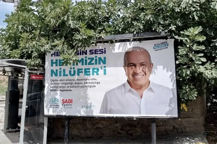 Nilüfer'in yeni sloganı billboardlarda yerini aldı