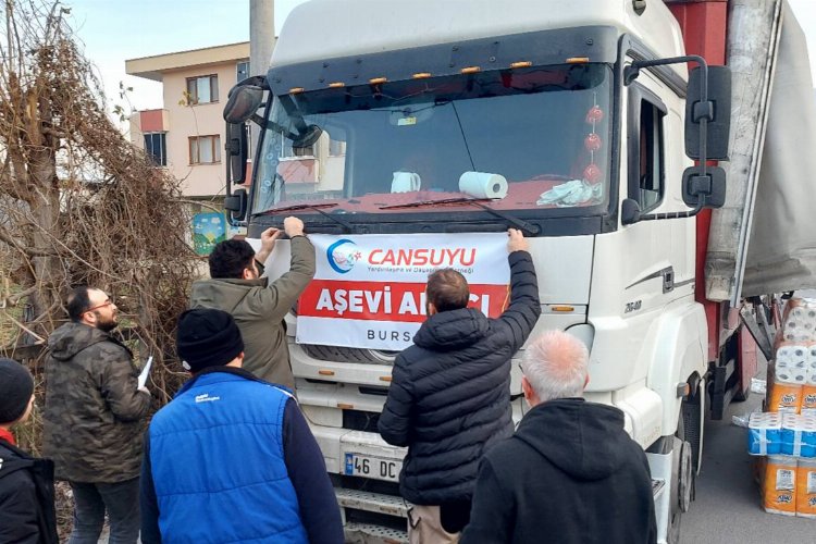 Saadet Bursa'dan deprem bölgesine 15 bin kişilik aşevi