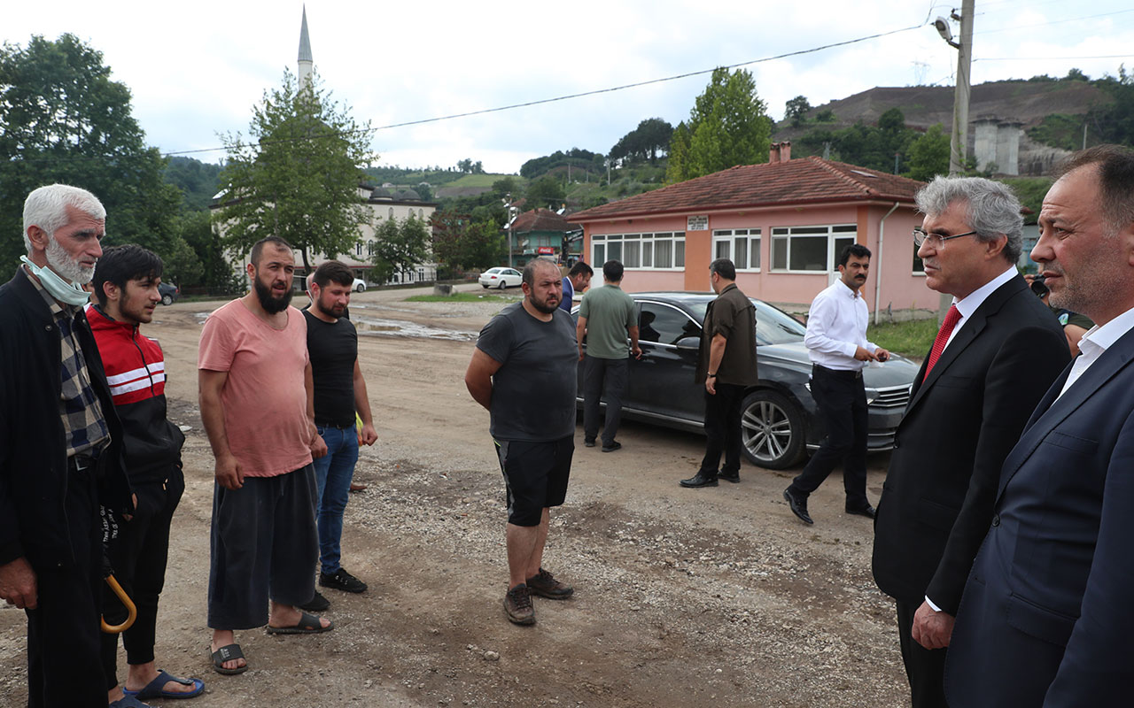 Sakarya Akyazı’da sel mağdurlarına ziyaret