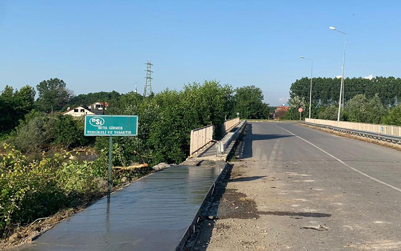 Sakarya Akyazı yaya yollarına kavuşuyor