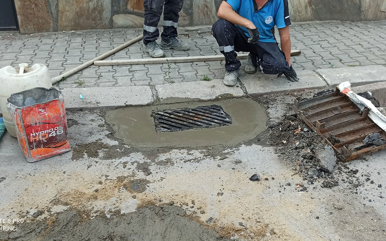 Sakarya’da yağmur mazgallarına müdahale