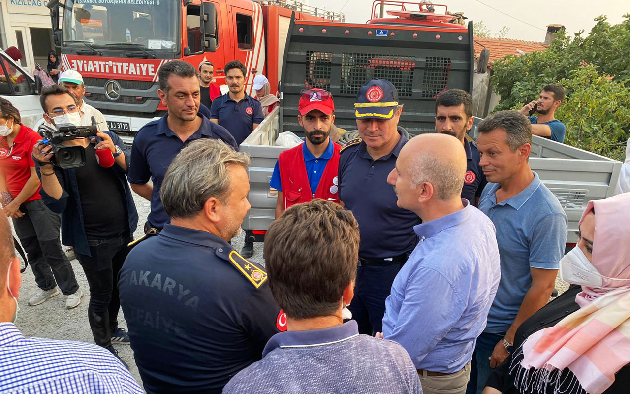 Sakarya İtfaiyesi’ne Bakan Karaismailoğlu’ndan teşekkür