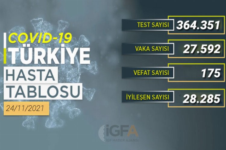 Son 24 saatte 175 kişi vefat etti