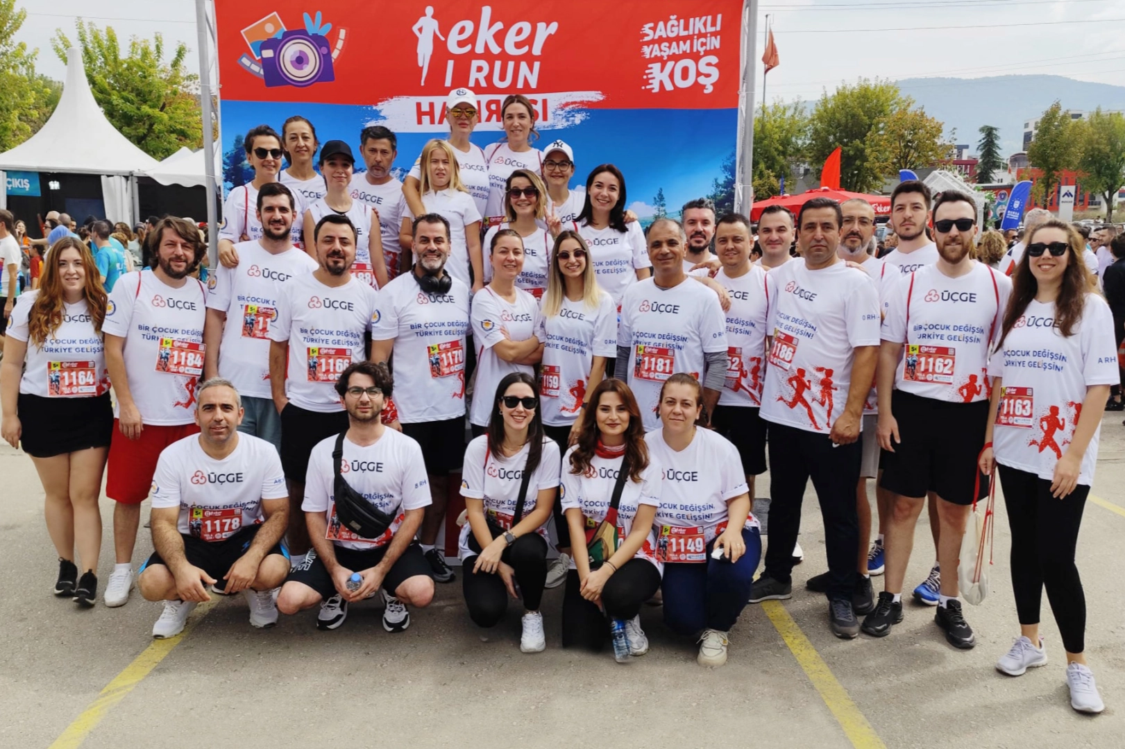 ÜÇGE de 'Eker I Run Koşusu'nda iyilik peşinde koştu