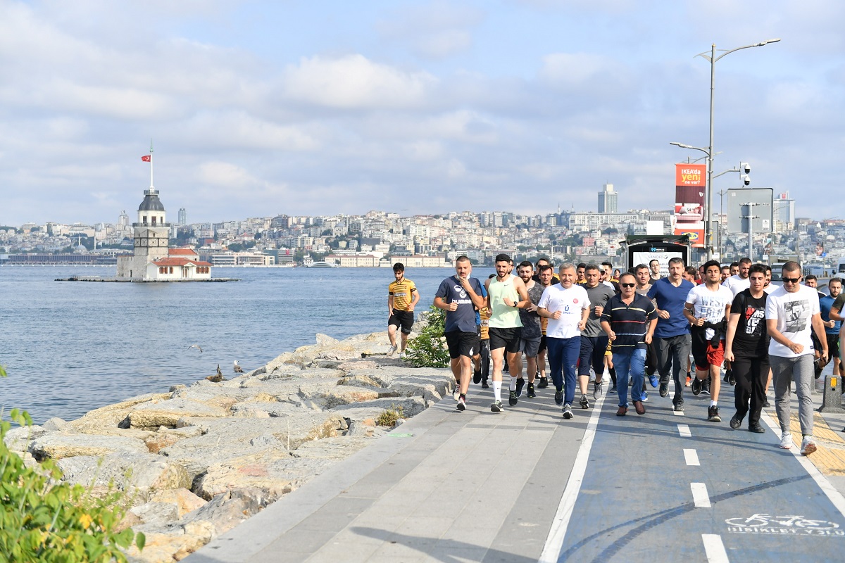 Üsküdar’da halk koşusu