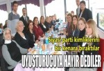 Uyuşturucuya hayır dediler