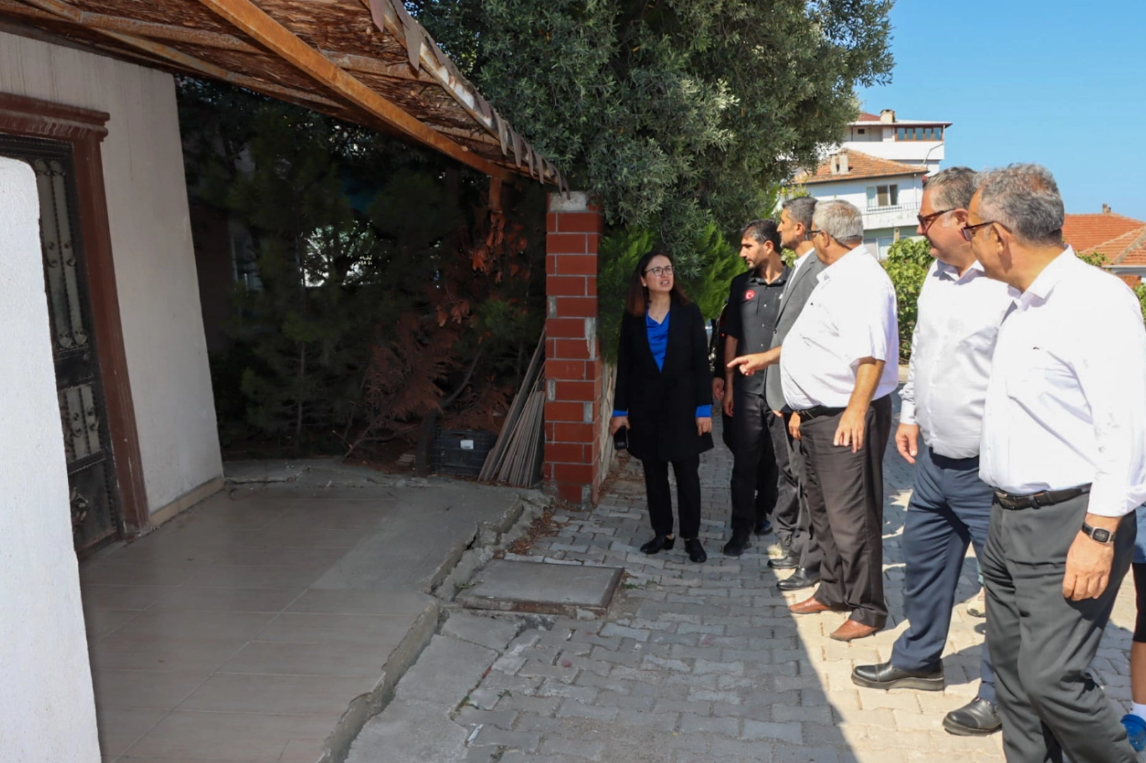 Yalova'da toprak kaymalarının yaşandığı bölgeye yerinde inceleme