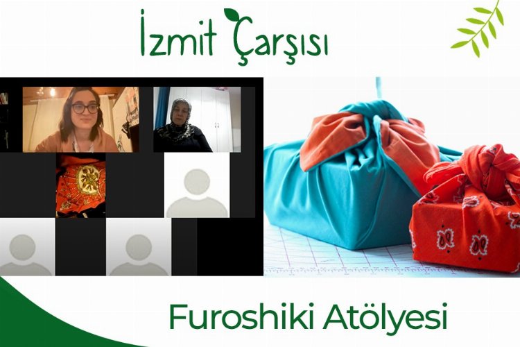 İzmit Çarşısı üreticileri, Furoshiki Atölyesi düzenledi