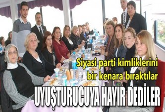 Uyuşturucuya hayır dediler