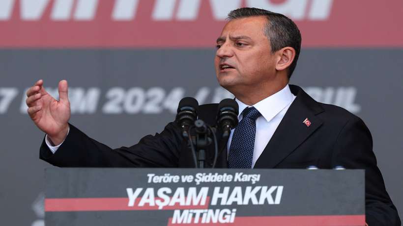 CHP Genel Başkanı Özgür Özel Teröre ve Şiddete Karşı Yaşam Hakkı Mitinginde Önemli Açıklamalar Yaptı